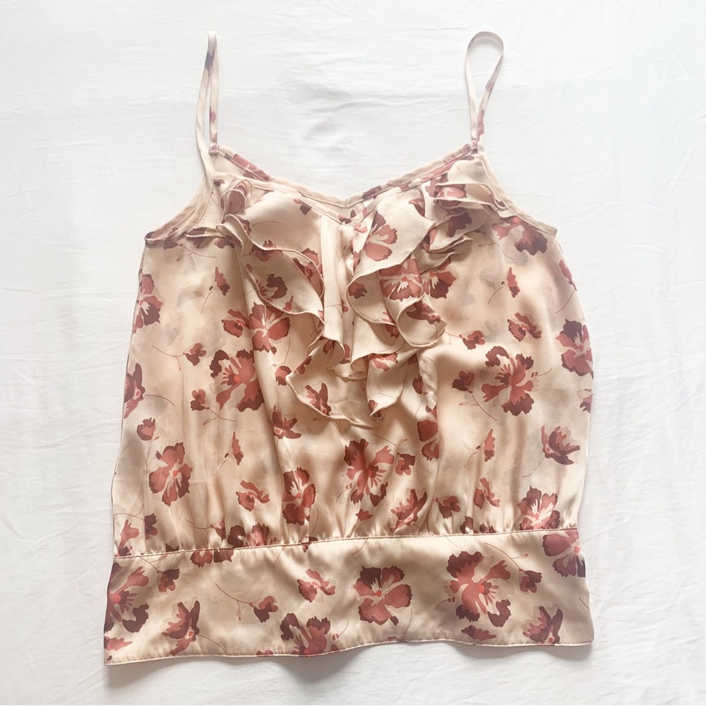 LC Lauren Conrad Pink Floral Top
